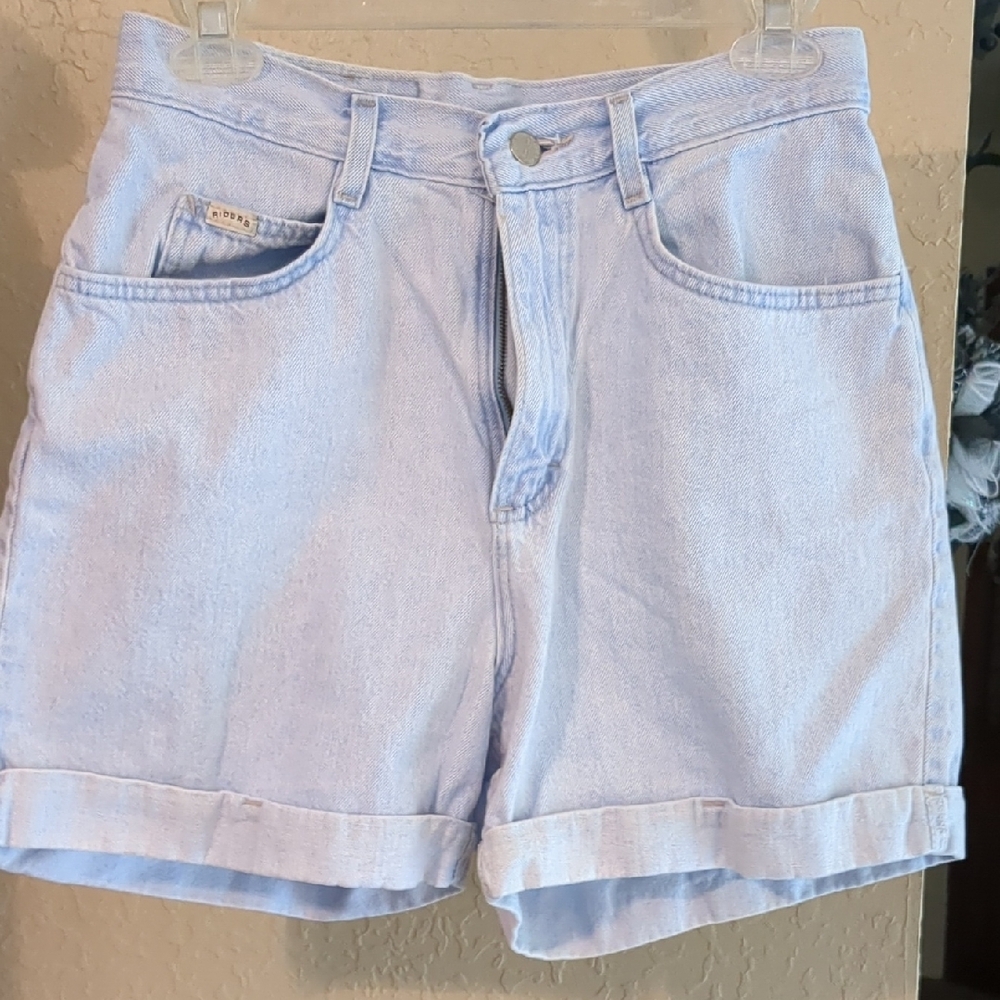 Light Blue Denim Women's Shorts